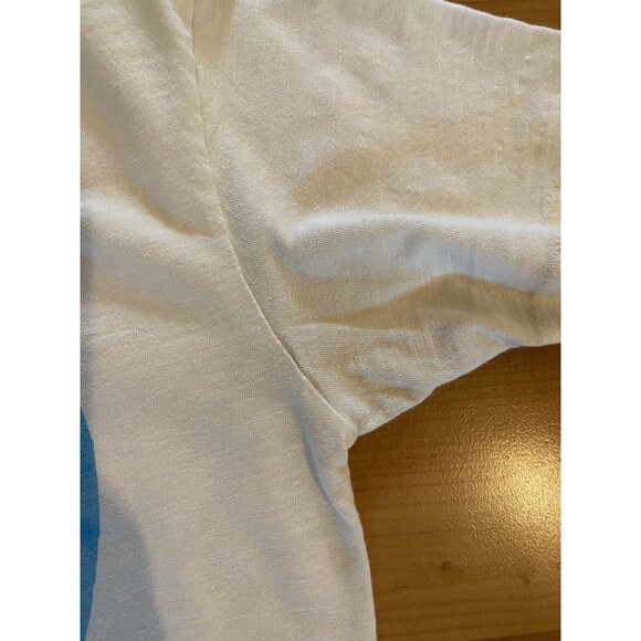 Uniqlo UT Mens Hokusai Blue Art Graphic T Shirt Size Small Crewneck White - Picture 7 of 10